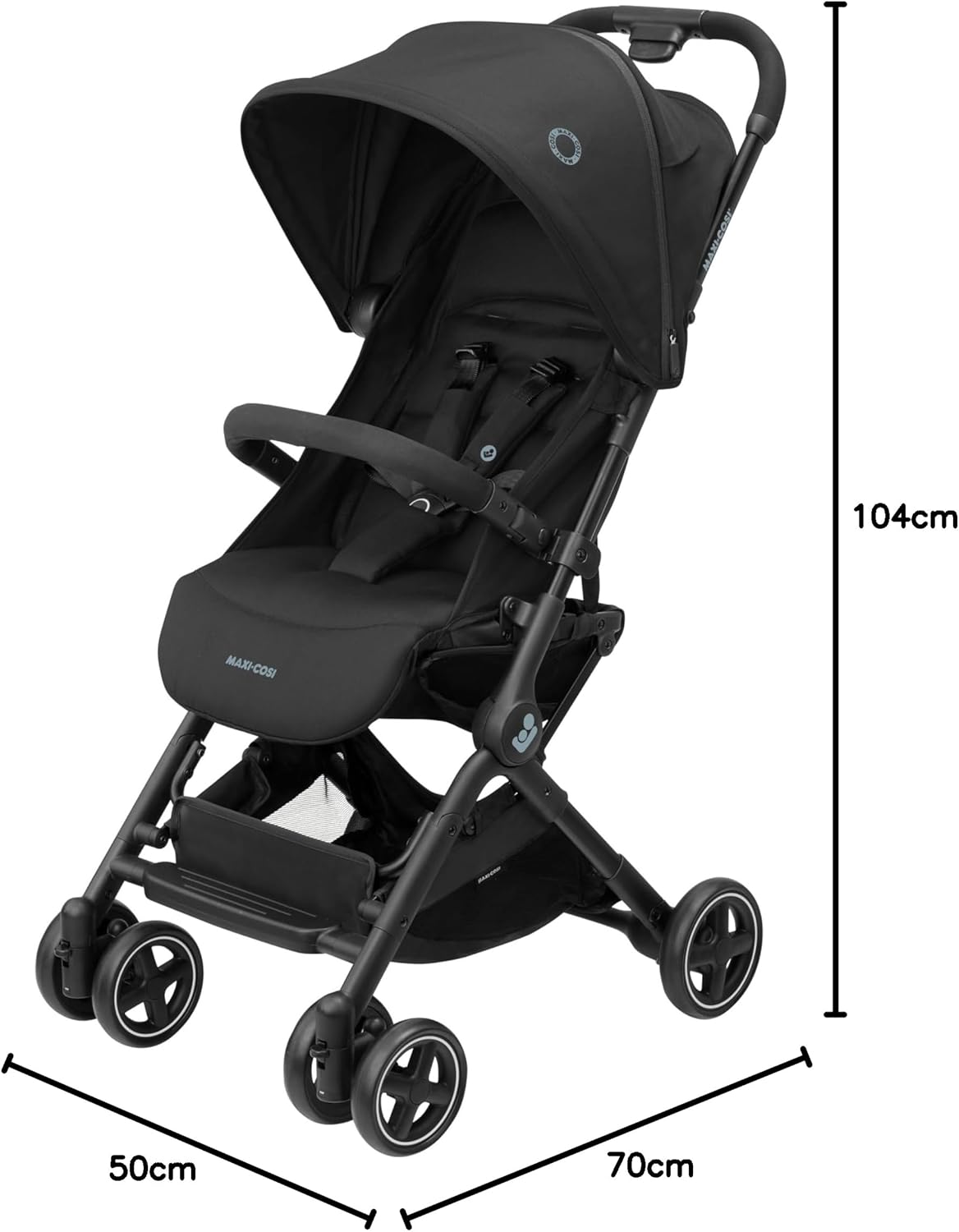 Maxi-Cosi Lara2, Silla de Paseo Ligera, 0-4 años, 0-22 kg, Silla Paseo Bebe Compacta, 3 Reclinaciones, Reclinación Total, Ple