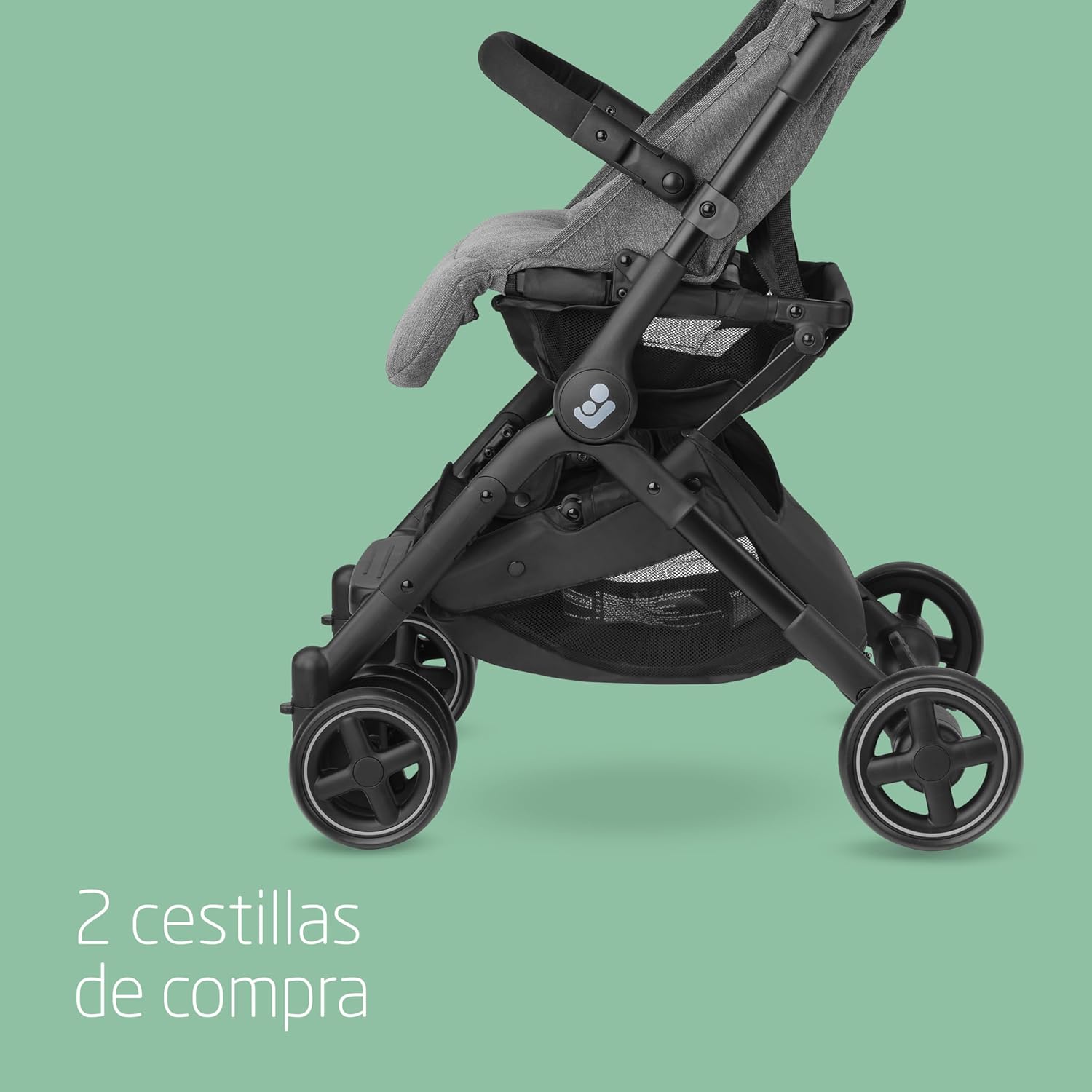 Maxi-Cosi Lara2, Silla de Paseo Ligera, 0-4 años, 0-22 kg, Silla Paseo Bebe Compacta, 3 Reclinaciones, Reclinación Total, Ple