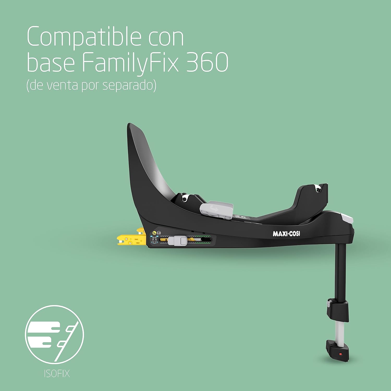 Maxi-Cosi Pearl 360 silla coche bebe i-Size, silla coche 360 giratoria para bebé y niño ISOFIX, 3 meses - 4 años (61-105 cm),