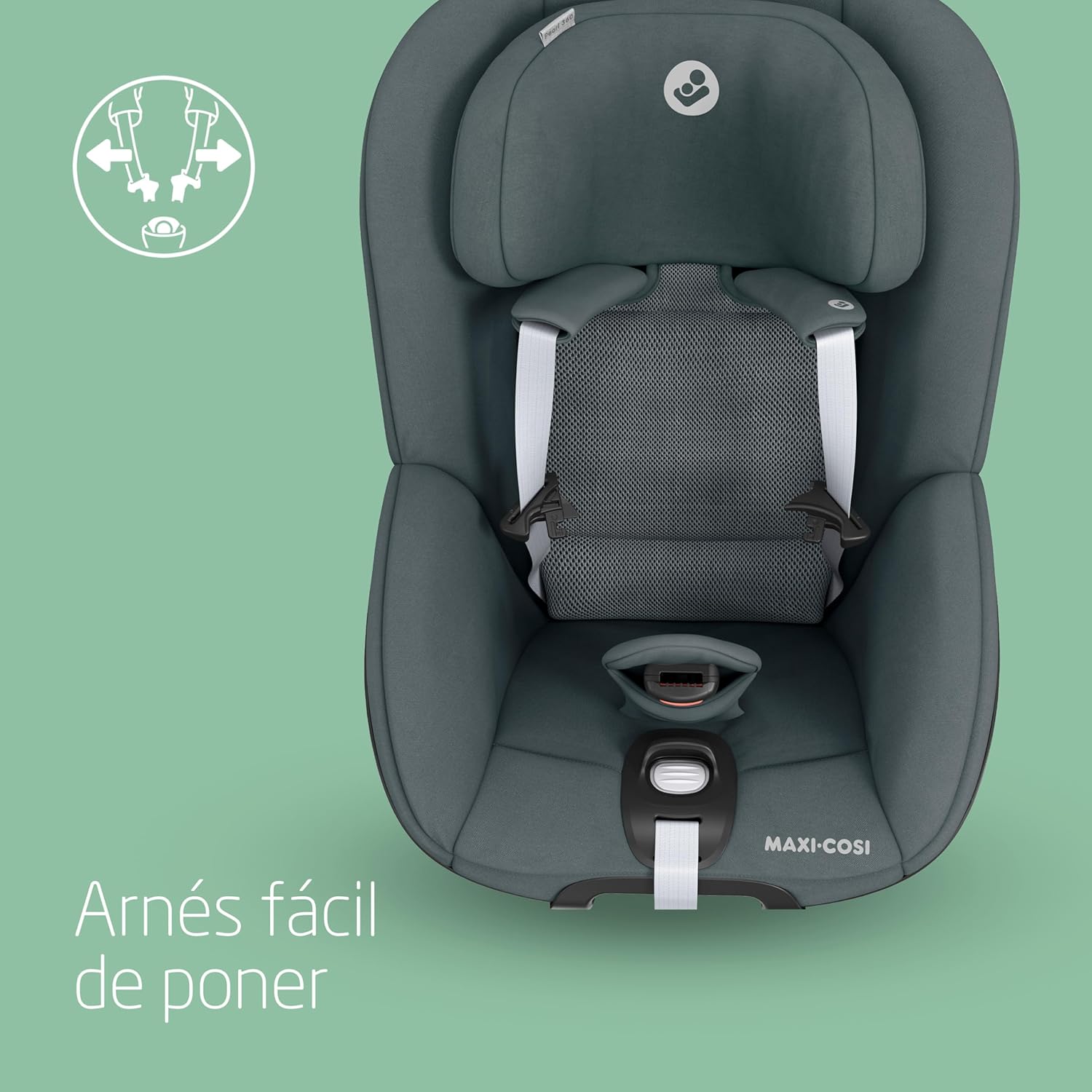 Maxi-Cosi Pearl 360 silla coche bebe i-Size, silla coche 360 giratoria para bebé y niño ISOFIX , 3 meses - 4 años (61-105 cm)