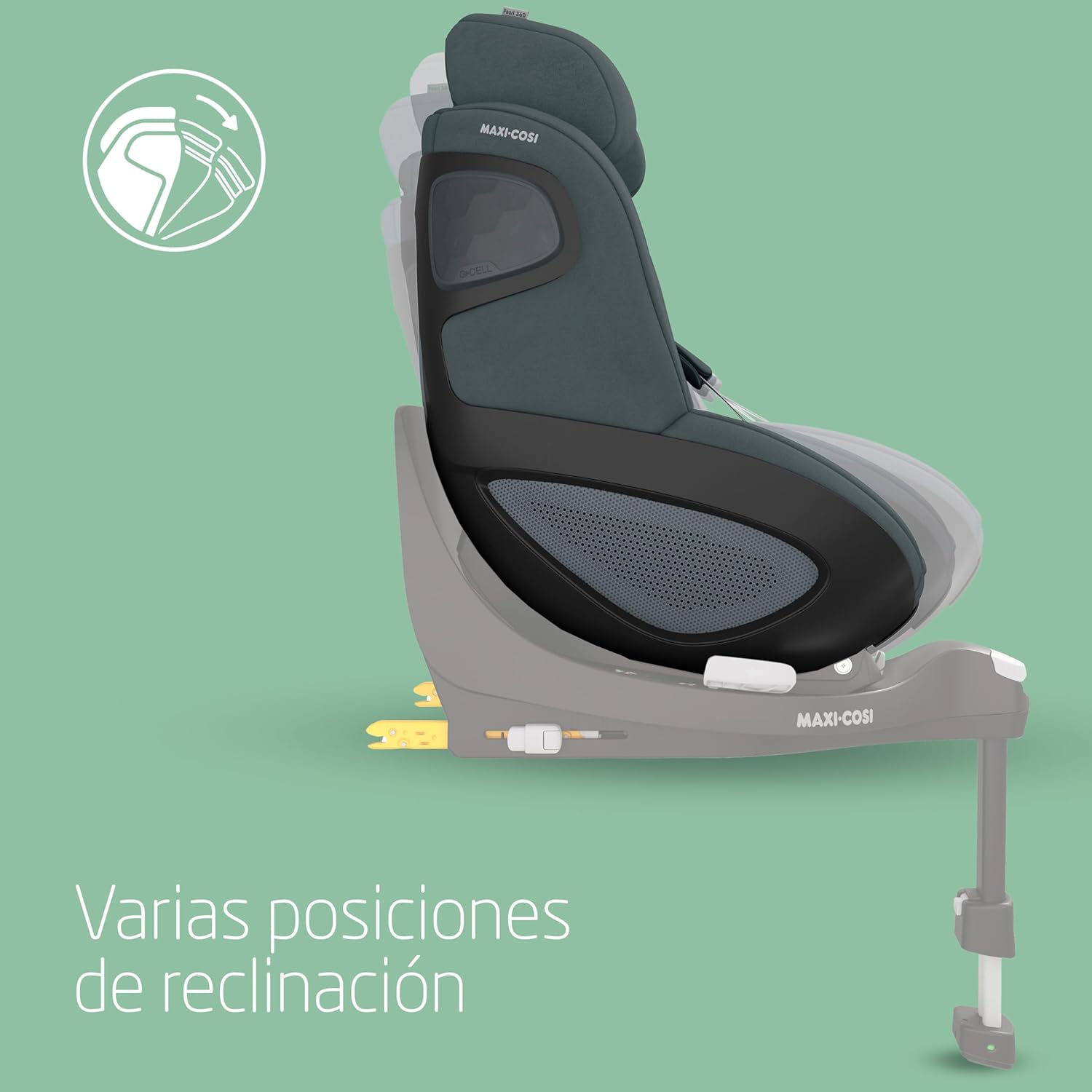 Maxi-Cosi Pearl 360 silla coche bebe i-Size, silla coche 360 giratoria para bebé y niño ISOFIX , 3 meses - 4 años (61-105 cm)