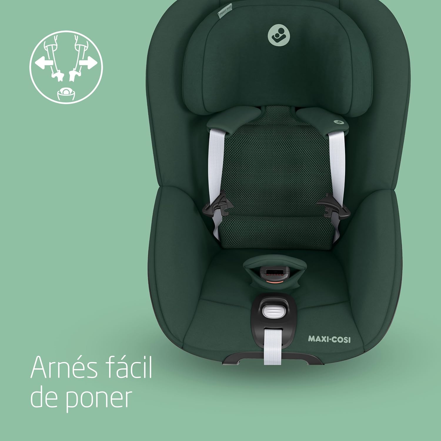Maxi-Cosi Pearl 360 Silla Coche Bebe i-Size, Silla Coche 360 Giratoria para Bebé y Niño ISOFIX , 3 Meses a 4 Años (61-105 cm)