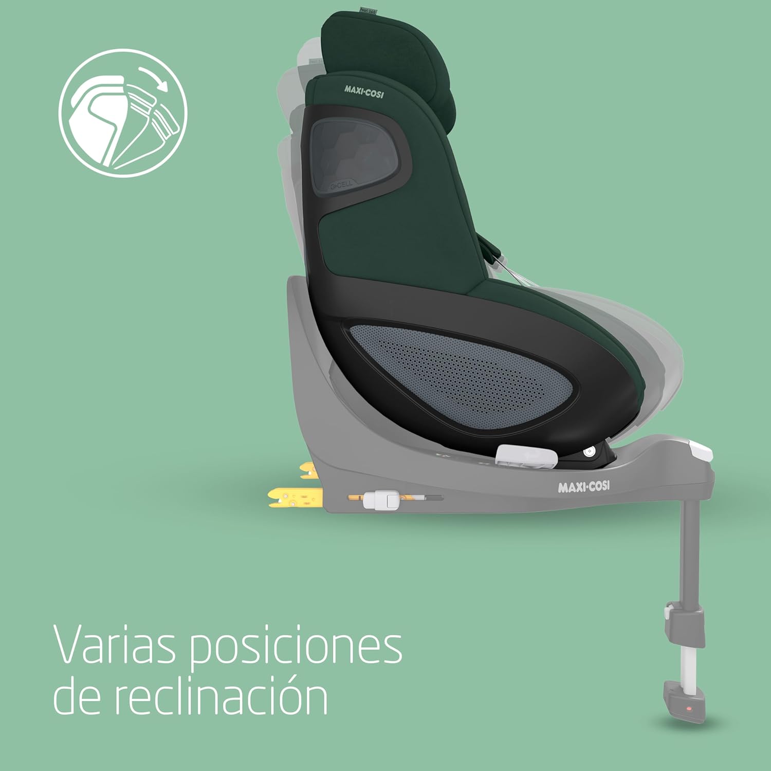Maxi-Cosi Pearl 360 Silla Coche Bebe i-Size, Silla Coche 360 Giratoria para Bebé y Niño ISOFIX , 3 Meses a 4 Años (61-105 cm)