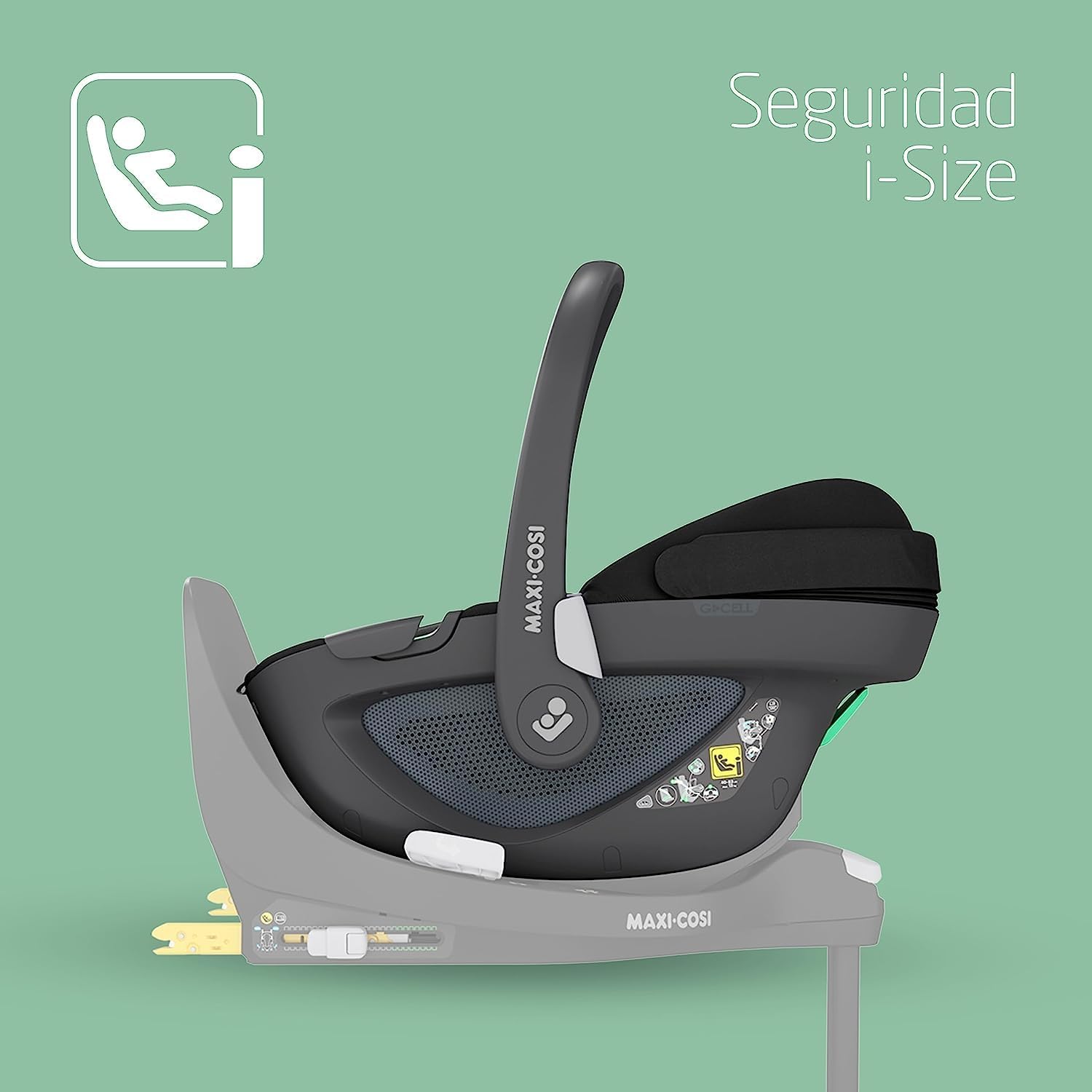 Maxi-Cosi Pebble 360, silla coche bebe i-Size, Silla Coche 360 Recien Nacido con Giro de 360 Grados, 0-15 meses (40-83 cm), C