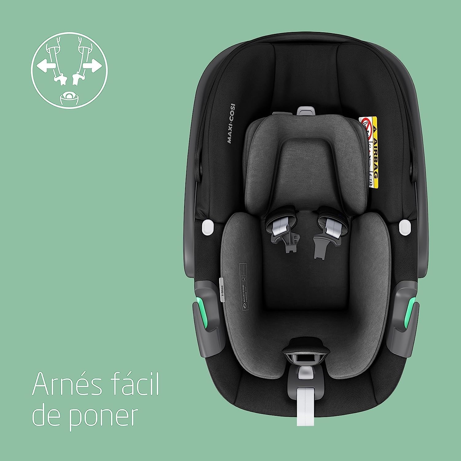 Maxi-Cosi Pebble 360, silla coche bebe i-Size, Silla Coche 360 Recien Nacido con Giro de 360 Grados, 0-15 meses (40-83 cm), C