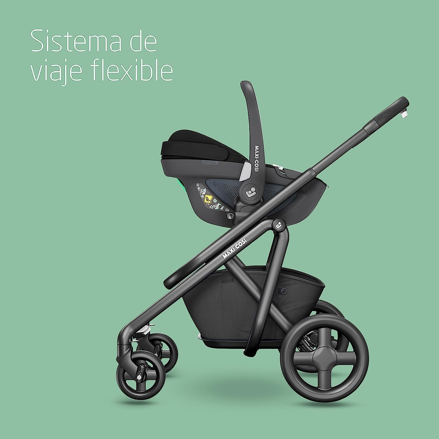 Maxi-Cosi Pebble 360, silla coche bebe i-Size, Silla Coche 360 Recien Nacido con Giro de 360 Grados, 0-15 meses (40-83 cm), C