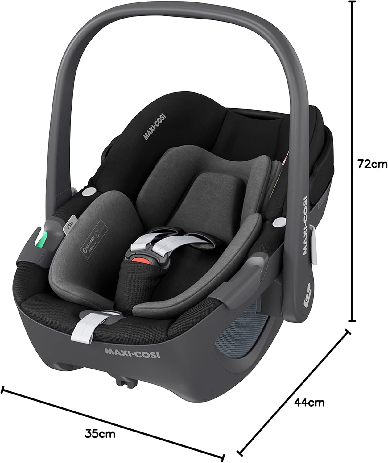 Maxi-Cosi Pebble 360, silla coche bebe i-Size, Silla Coche 360 Recien Nacido con Giro de 360 Grados, 0-15 meses (40-83 cm), C