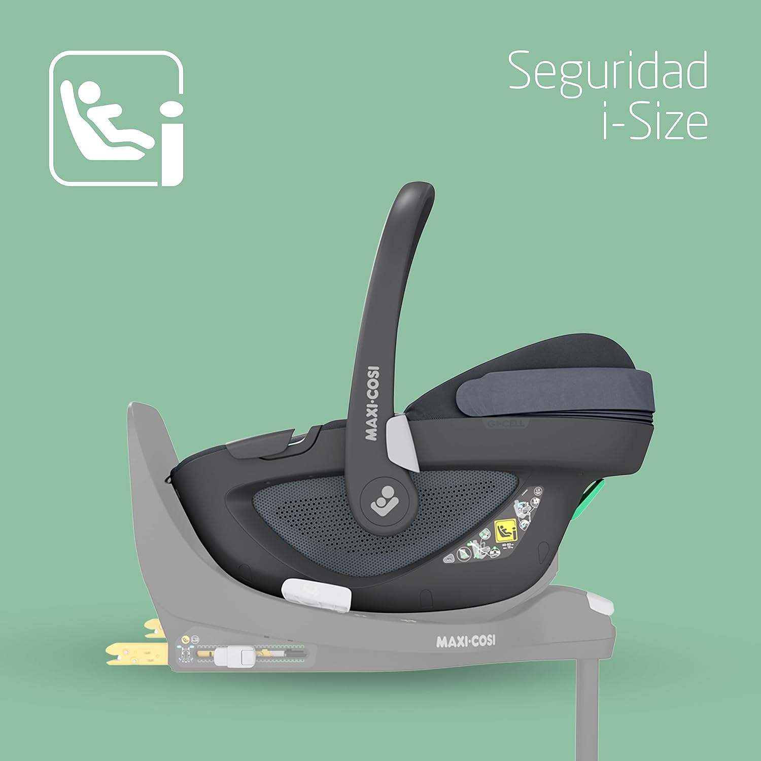 Maxi-Cosi Pebble 360, silla coche bebe i-Size, Silla Coche 360 Recien Nacido con Giro de 360 Grados, 0-15 meses (40-83 cm), C