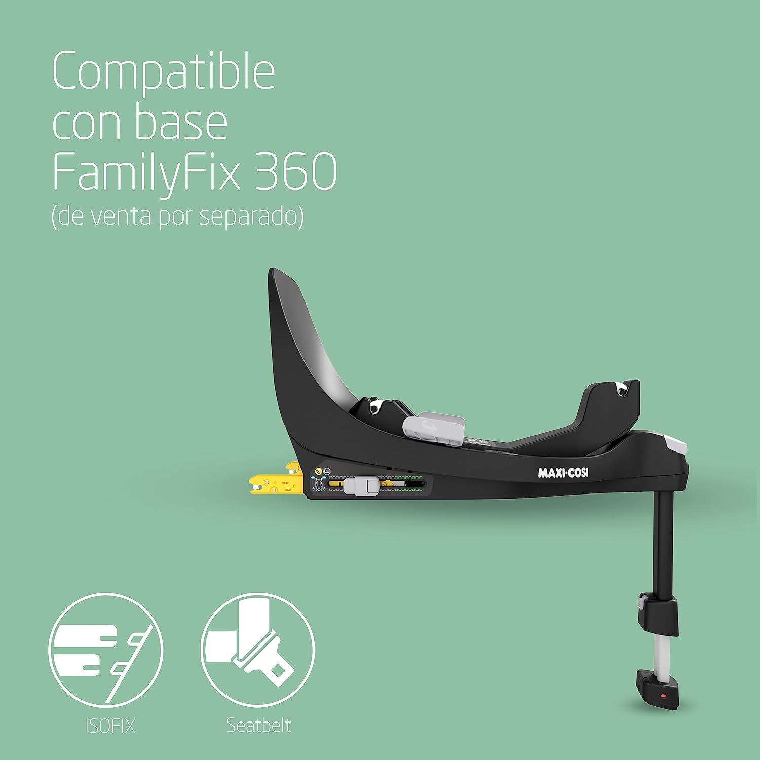 Maxi-Cosi Pebble 360, silla coche bebe i-Size, Silla Coche 360 Recien Nacido con Giro de 360 Grados, 0-15 meses (40-83 cm), C