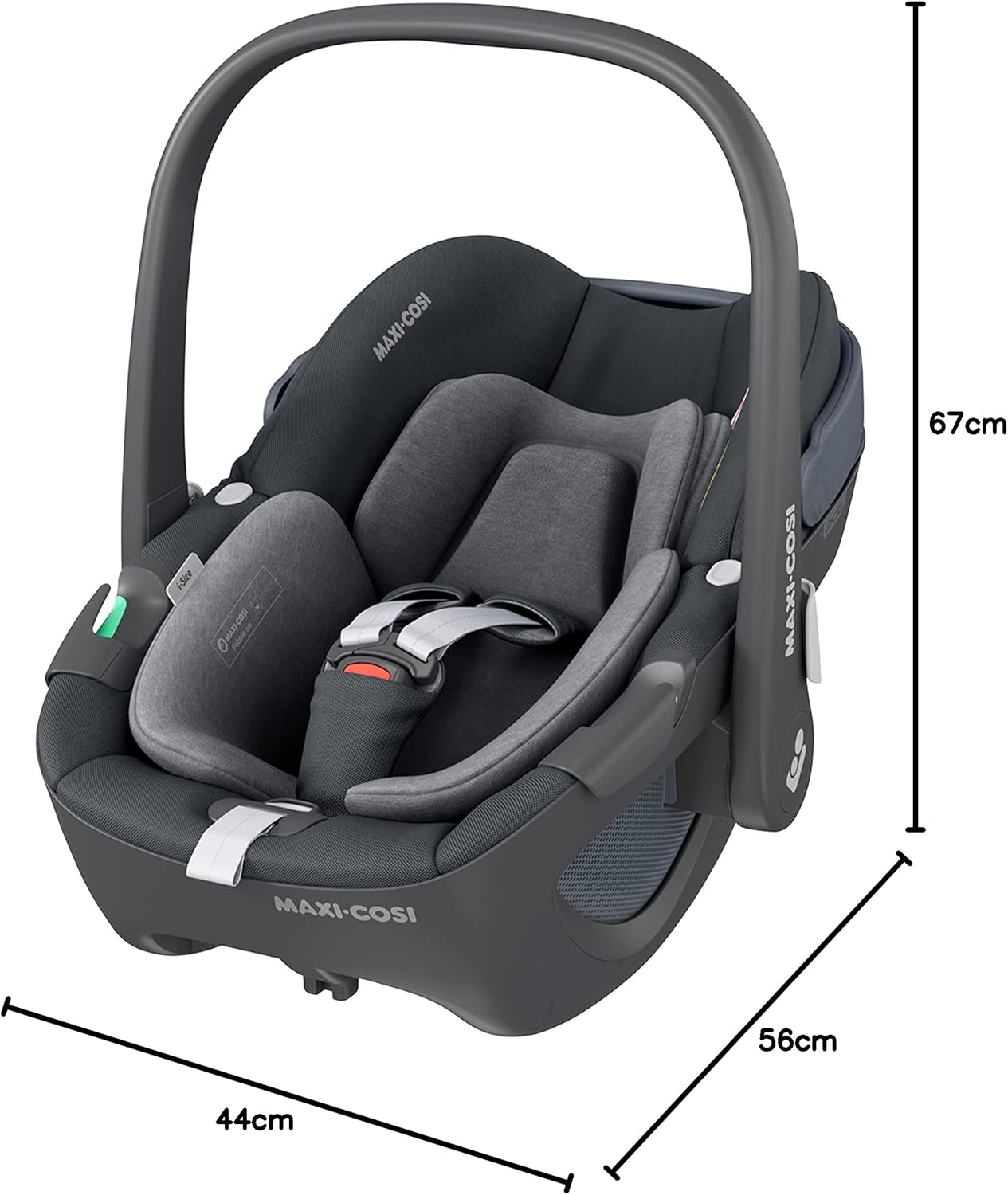 Maxi-Cosi Pebble 360, silla coche bebe i-Size, Silla Coche 360 Recien Nacido con Giro de 360 Grados, 0-15 meses (40-83 cm), C