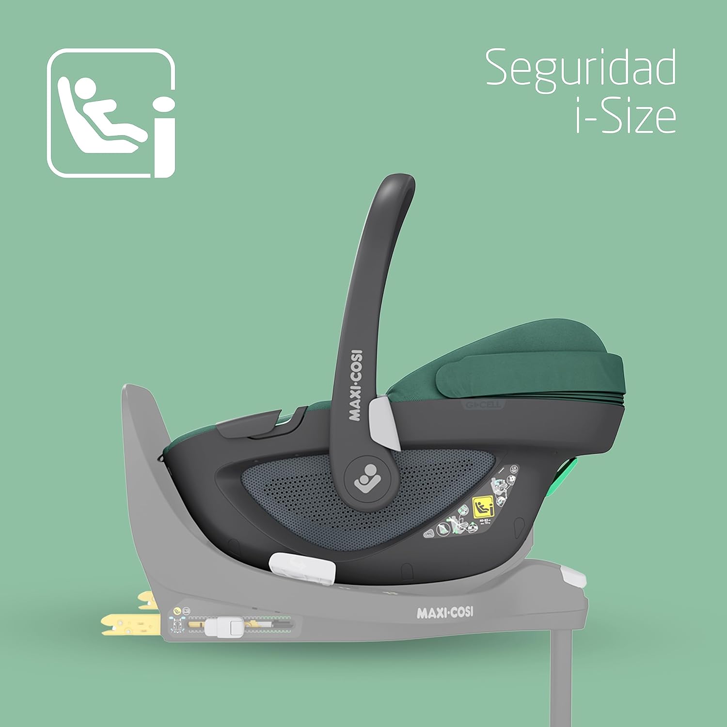 Maxi-Cosi Pebble 360, silla coche bebe i-Size, Silla Coche 360 Recien Nacido con Giro de 360 Grados, 0-15 meses (40-83 cm), C