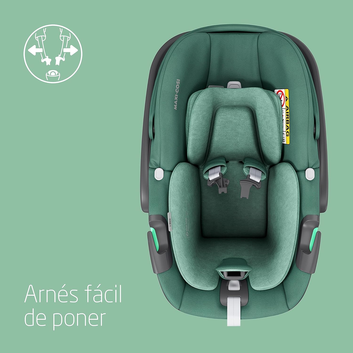 Maxi-Cosi Pebble 360, silla coche bebe i-Size, Silla Coche 360 Recien Nacido con Giro de 360 Grados, 0-15 meses (40-83 cm), C