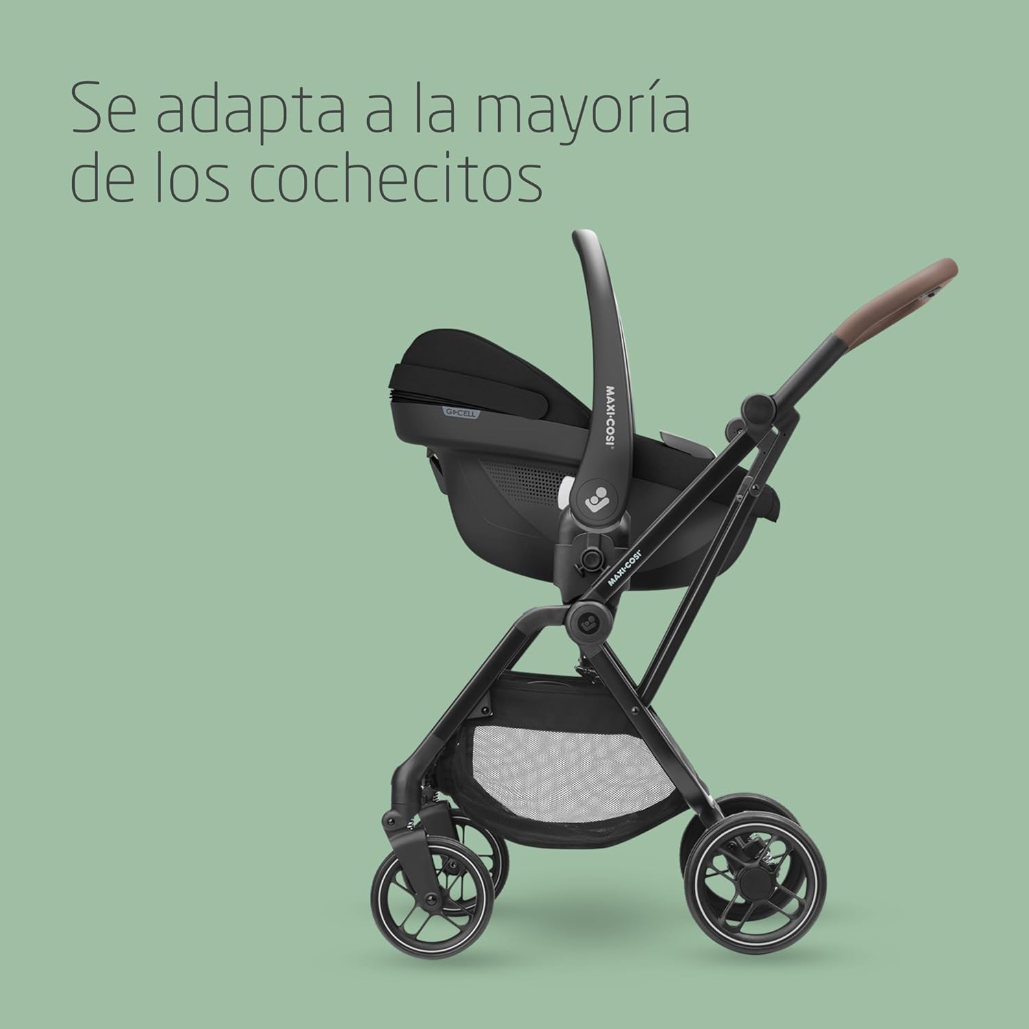 Maxi-Cosi Pebble S i-SIze, Silla Coche Bebé, 0-15M, 0-13 kg, 40-83 cm, Silla para Recién Nacido Ligera, Click & Go, Protecció