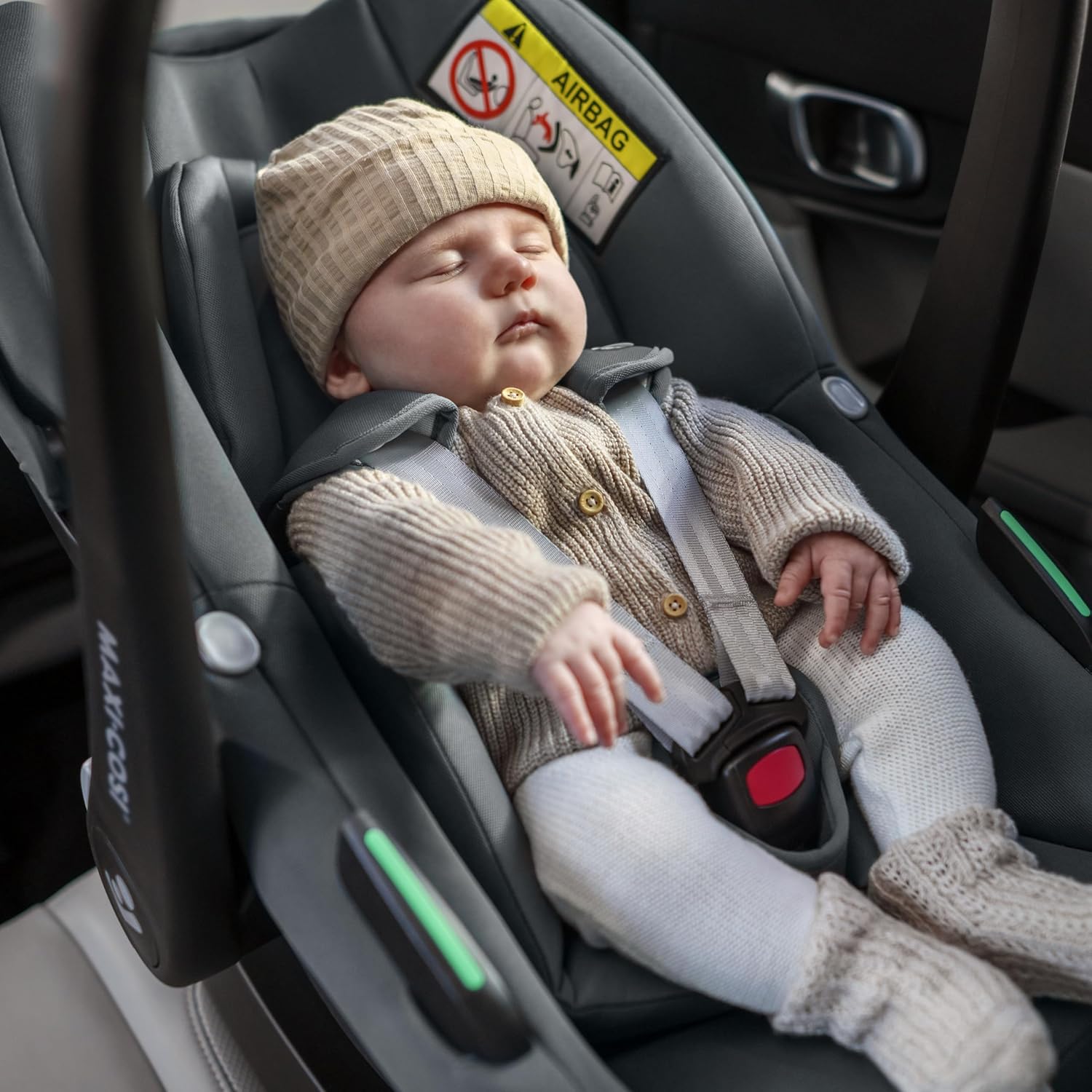 Maxi-Cosi Pebble S i-SIze, Silla Coche Bebé, 0-15M, 0-13 kg, 40-83 cm, Silla para Recién Nacido Ligera, Click & Go, Protecció