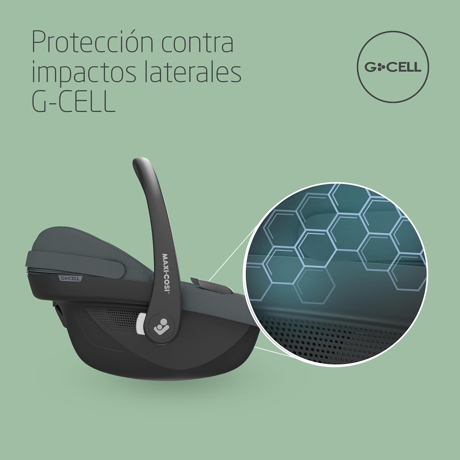 Maxi-Cosi Pebble S i-SIze, Silla Coche Bebé, 0-15M, 0-13 kg, 40-83 cm, Silla para Recién Nacido Ligera, Click & Go, Protecció