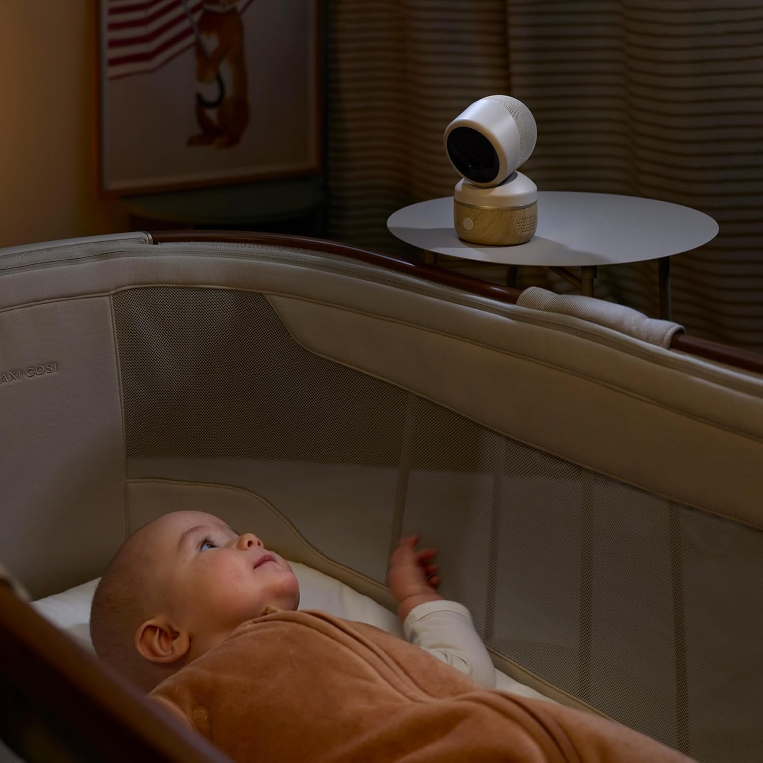 Maxi-Cosi See2 Plus, Cámara vigilancia bebe con visión nocturna, Conexión con app, CryAssist, Vídeo UltraHD (2K), `Pantalla 5