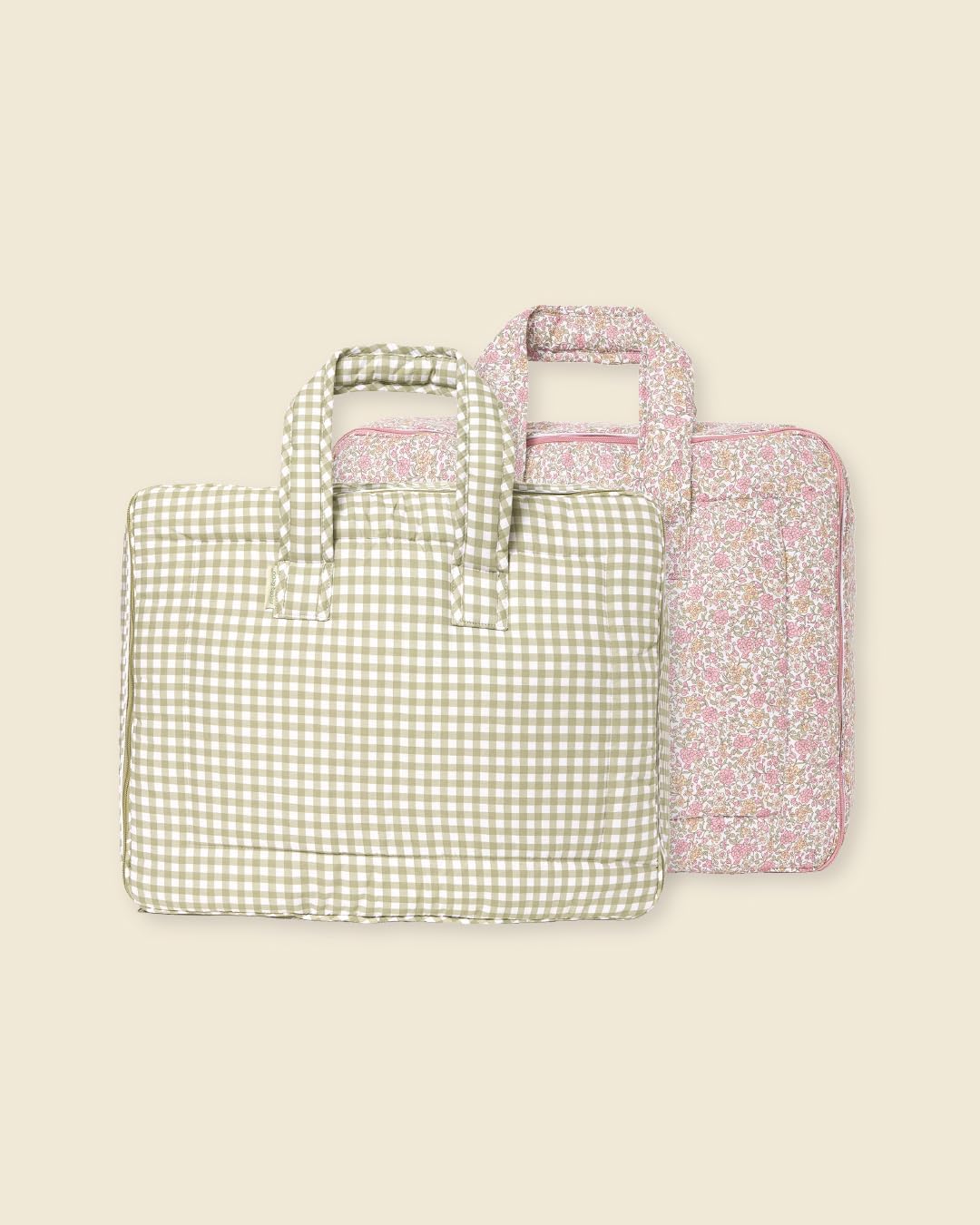 molis&co - Maleta de Viaje Infantil y Bolso Maternidad Hospital - Bolsa Canastilla para Escapadas y Organización - Tejido Sua