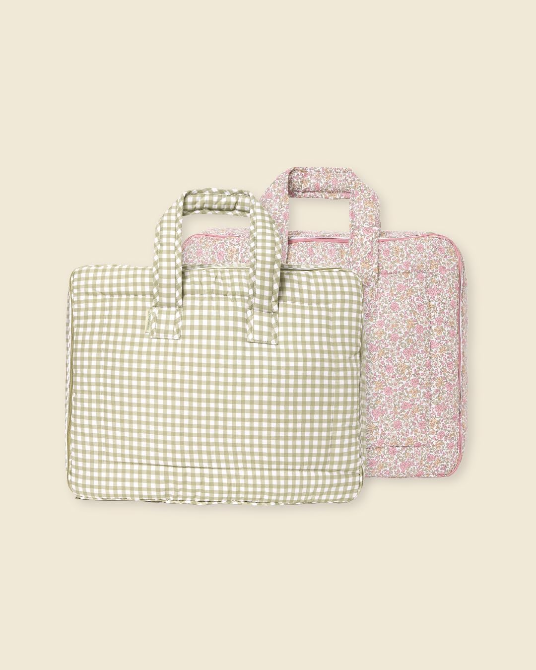 molis&co - Maleta de Viaje Infantil y Bolso Maternidad Hospital - Bolsa Canastilla para Escapadas y Organización - Tejido Sua