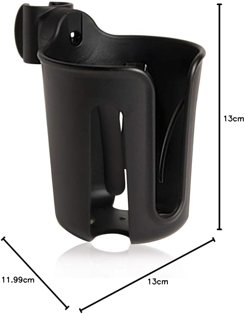 Imagen de producto Portavasos BABYZEN YOYO, Negro - Se sujeta a Seis Puntos Diferentes en el Chasis del Cochecito YOYO2 - Ade