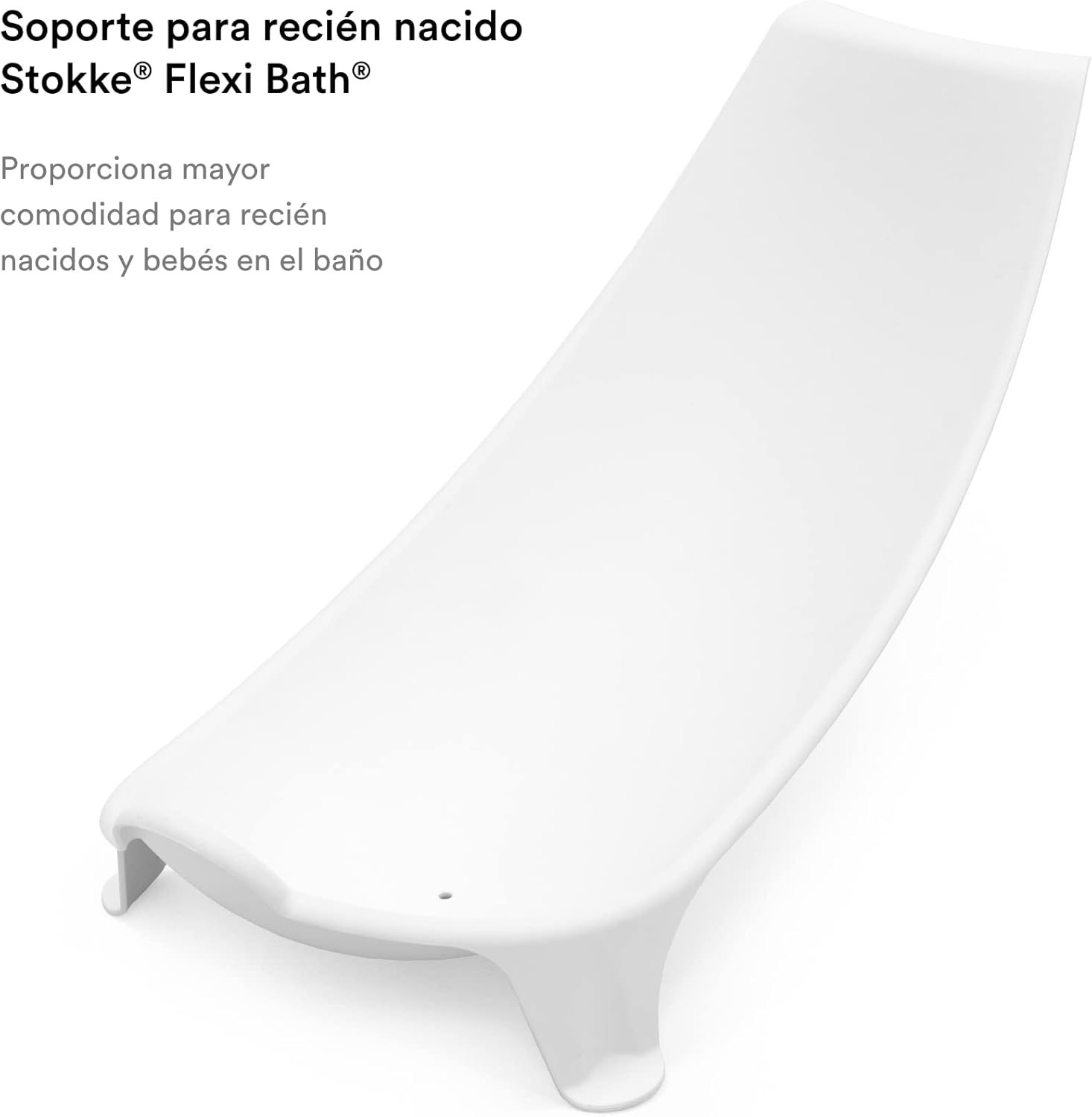 Soporte para recién nacidos Stokke Flexi Bath, Blanco - Para la Bañera plegable Stokke Flexi Bath - Ligero, práctico, cómodo