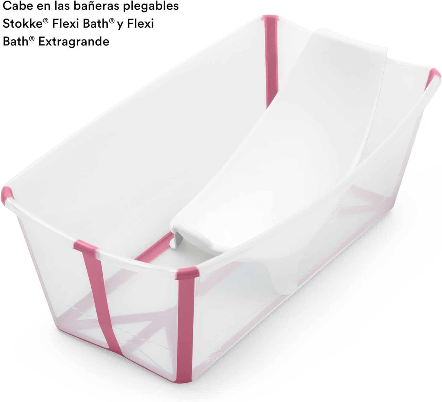 Soporte para recién nacidos Stokke Flexi Bath, Blanco - Para la Bañera plegable Stokke Flexi Bath - Ligero, práctico, cómodo