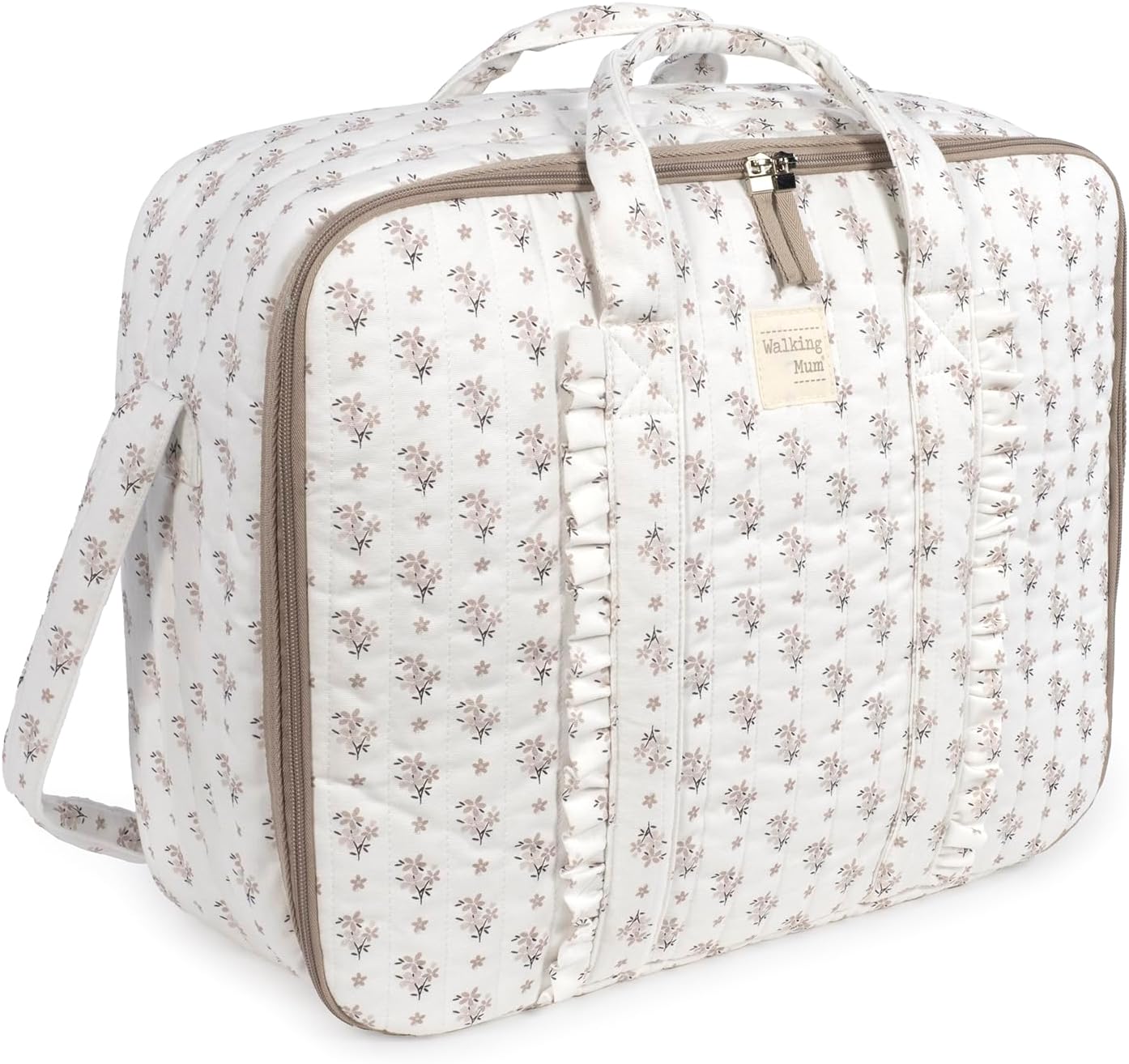 Walking Mum - Maleta Botton Raya (Blanco) - vista 3
