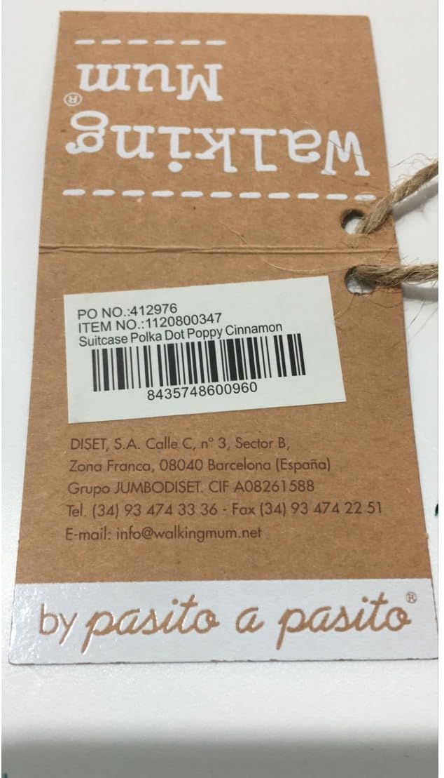 Walking Mum - Maleta Topito Poppy Canela - detalle del producto
