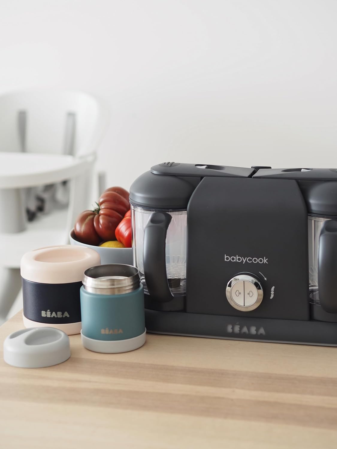 Imagen de producto BÉABA Babycook Duo, Robot de cocina infantil 4 en 1, Tritura, cocina y cuece al vapor, Rápido en 15 minuto