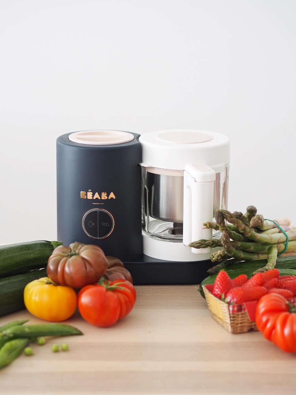 Detalle de BÉABA Babycook Neo, Robot de cocina infantil, tritura, cocina y cuece al vapor, Rápido en 15 minutos, Recipiente d