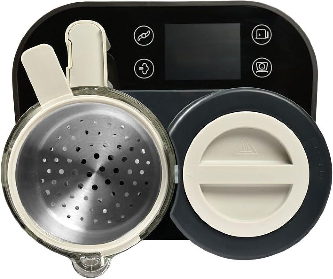 BÉABA Babycook Smart, Robot de Cocina Conectado Bebé, Báscula Integrada, Materiales Sanos, Gran capacidad 2.25L, Cocción Suav