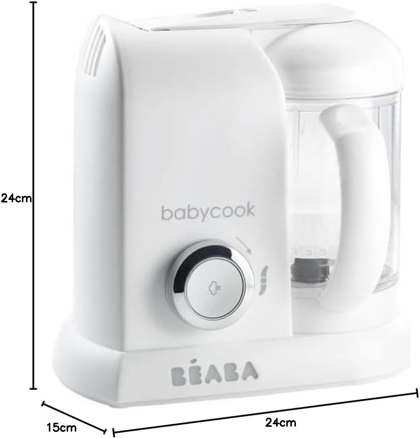 Imagen de producto BÉABA Babycook Solo, Robot de cocina infantil 4 en 1, Tritura, Cocina y cuece al Vapor, Cocción rápida, Co
