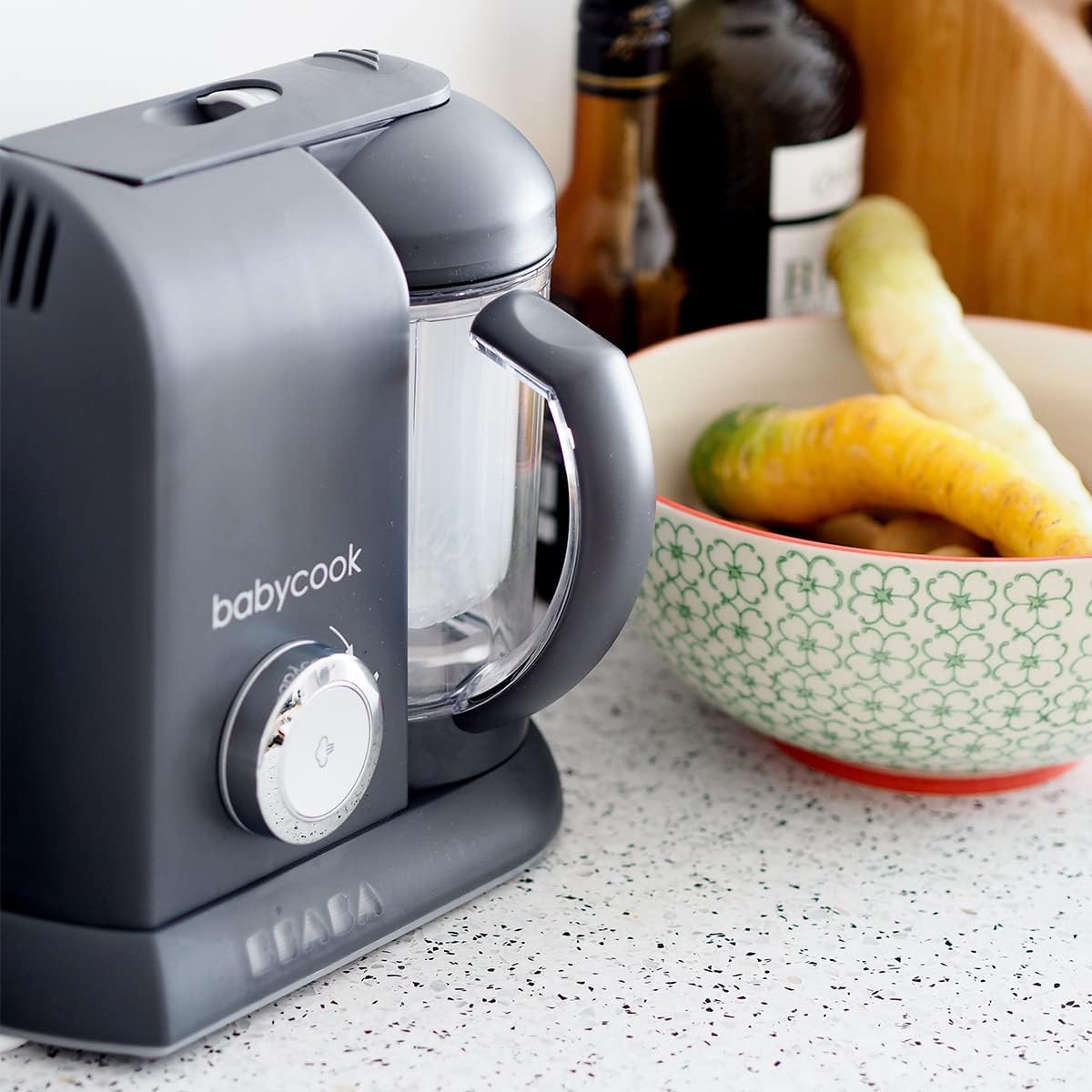 Detalle de BÉABA Babycook Solo, Robot de cocina infantil 4 en 1, Tritura, cocina y cuece al vapor, Cocción rápida, Comida cas