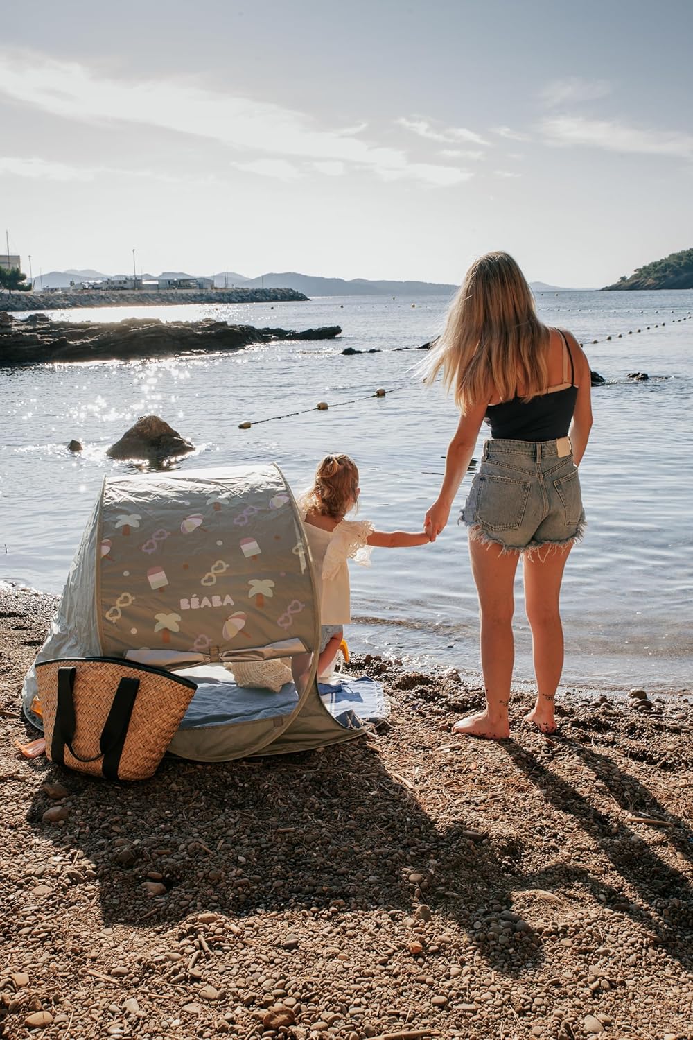 BÉABA, Tienda De Playa para Bebé, Tienda Anti UV Infantil, Protección Solar Máxima UPF50+, Filtrado UV, Ventilación 360°, Mos