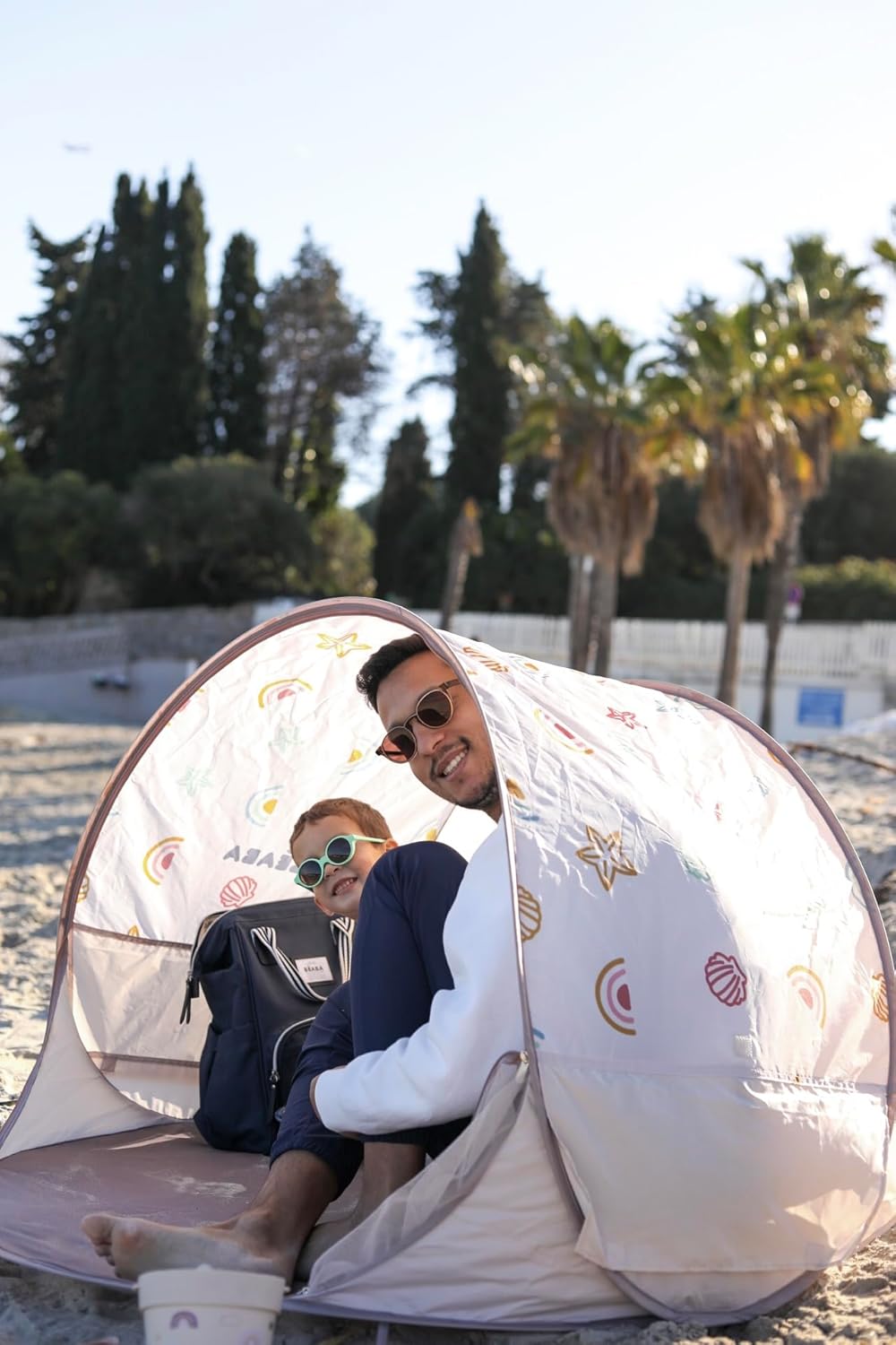 BÉABA, Tienda De Playa Para Bebé, Tienda Anti UV Infantil, Protección Solar Máxima UPF50+, Filtrado UV, Ventilación 360°, Mos