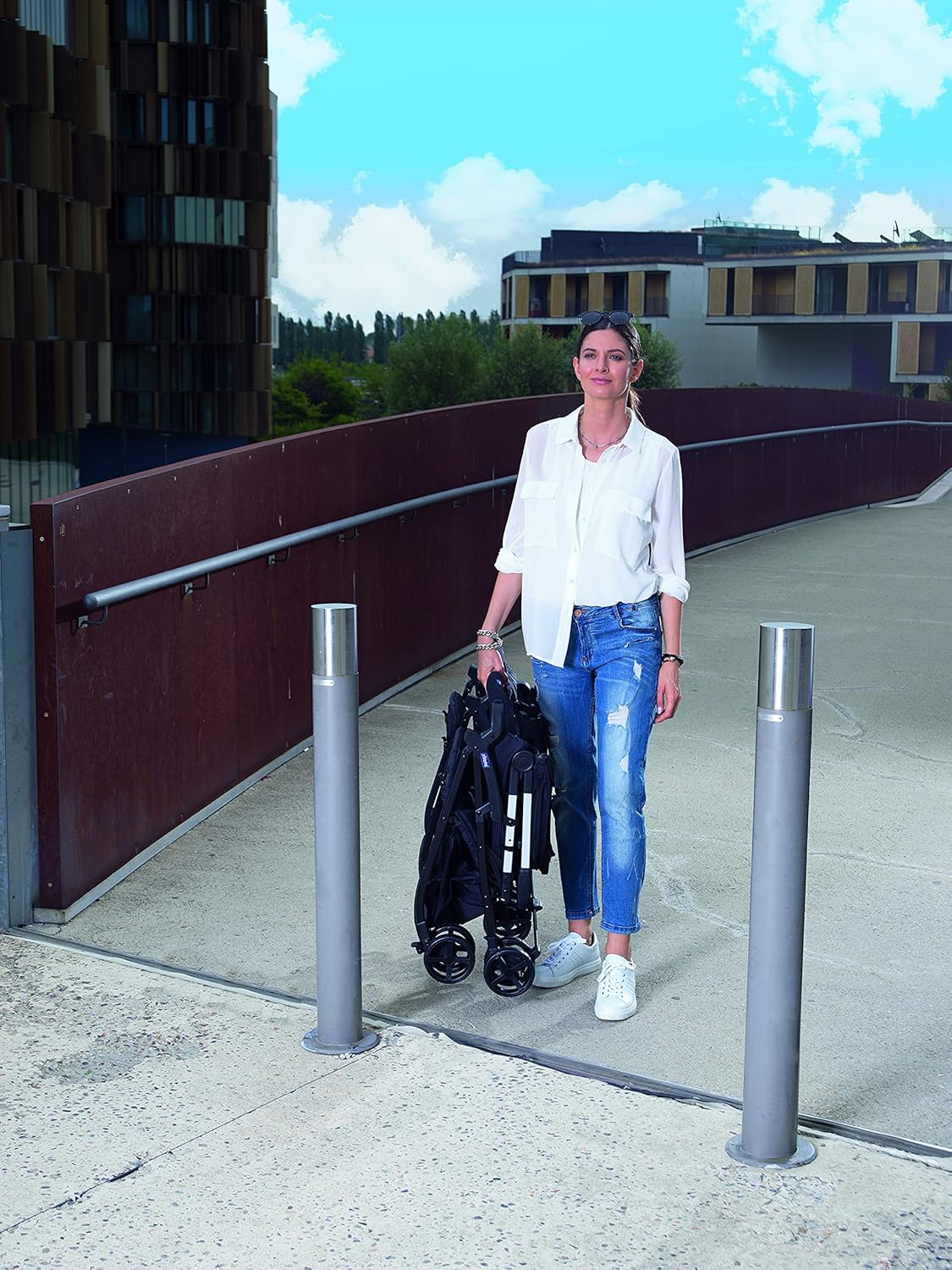 Chicco OHlalà Twin Silla de Paseo Gemelar desde 0 Meses hasta 15 kg para Gemelos y Hermanos, Cochecito Doble Reclinable y Ple
