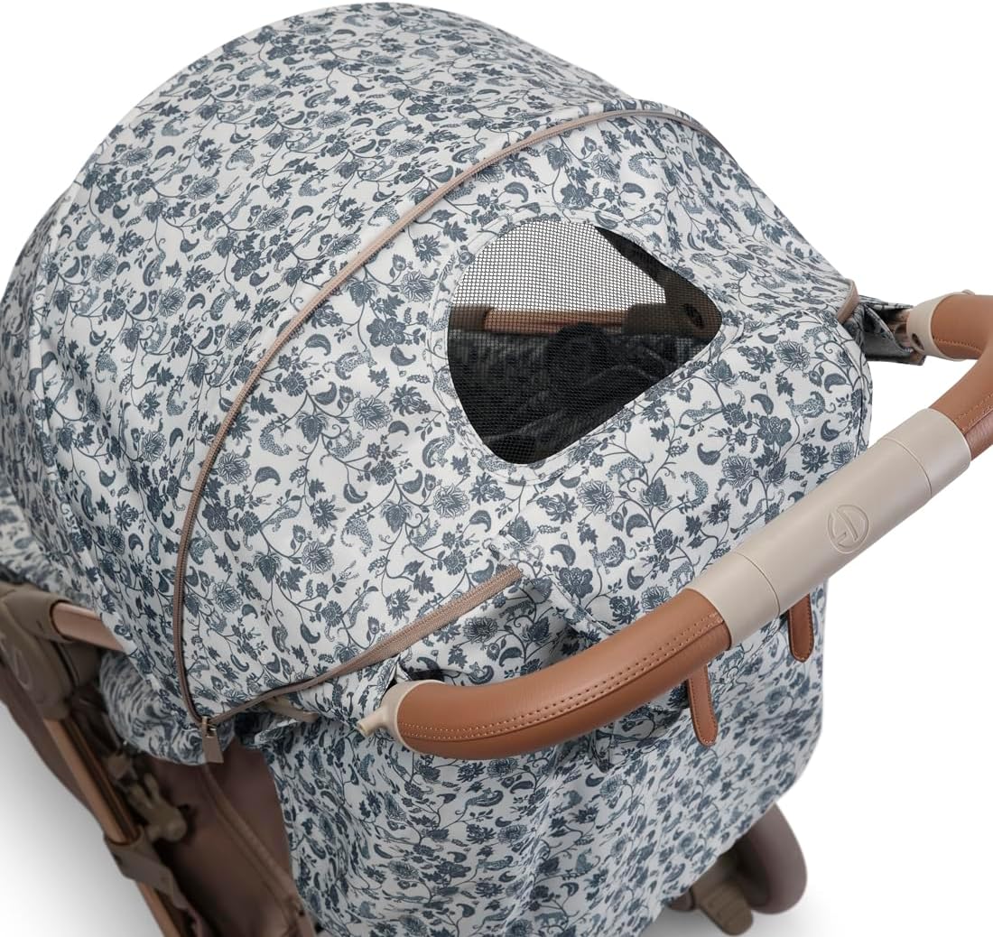 Elodie Details Mondo Stroller® - Cochecito ligero desde 0 meses hasta 22 kg – Posición totalmente reclinable, cierre y direcc