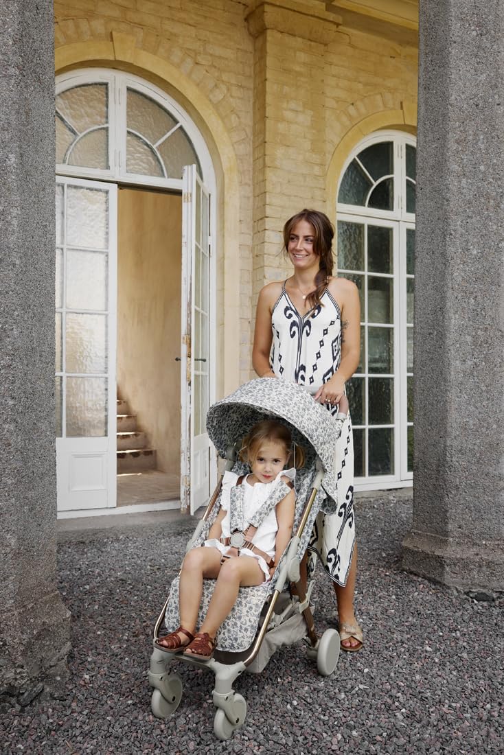 Detalle de Elodie Details Mondo Stroller® - Cochecito ligero desde 0 meses hasta 22 kg – Posición totalmente reclinable, cier