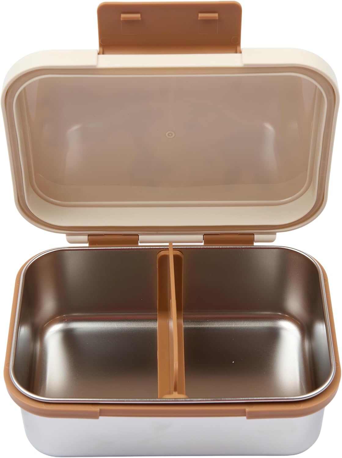 Fabelab Fiambrera para niños con compartimentos Bunny Air Plane | Fiambrera de acero inoxidable 1000 ml a prueba de fugas | F