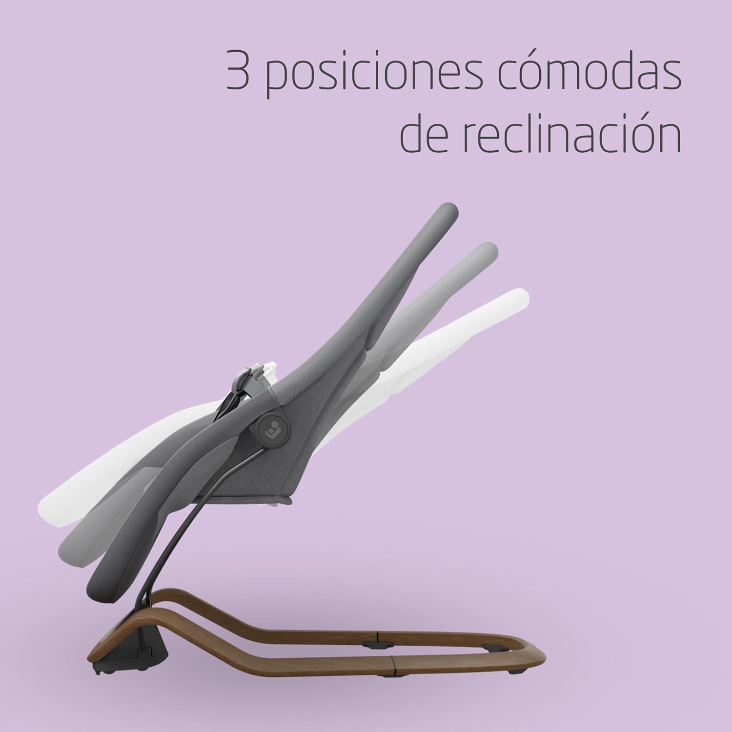 Maxi-Cosi Dove, Hamaca Bebé, 0-3 Años, 0-15 kg, Hamaca Bebé Ligera, Plegable, Portátil, Balanceo Natural, 3 Posiciones de Rec