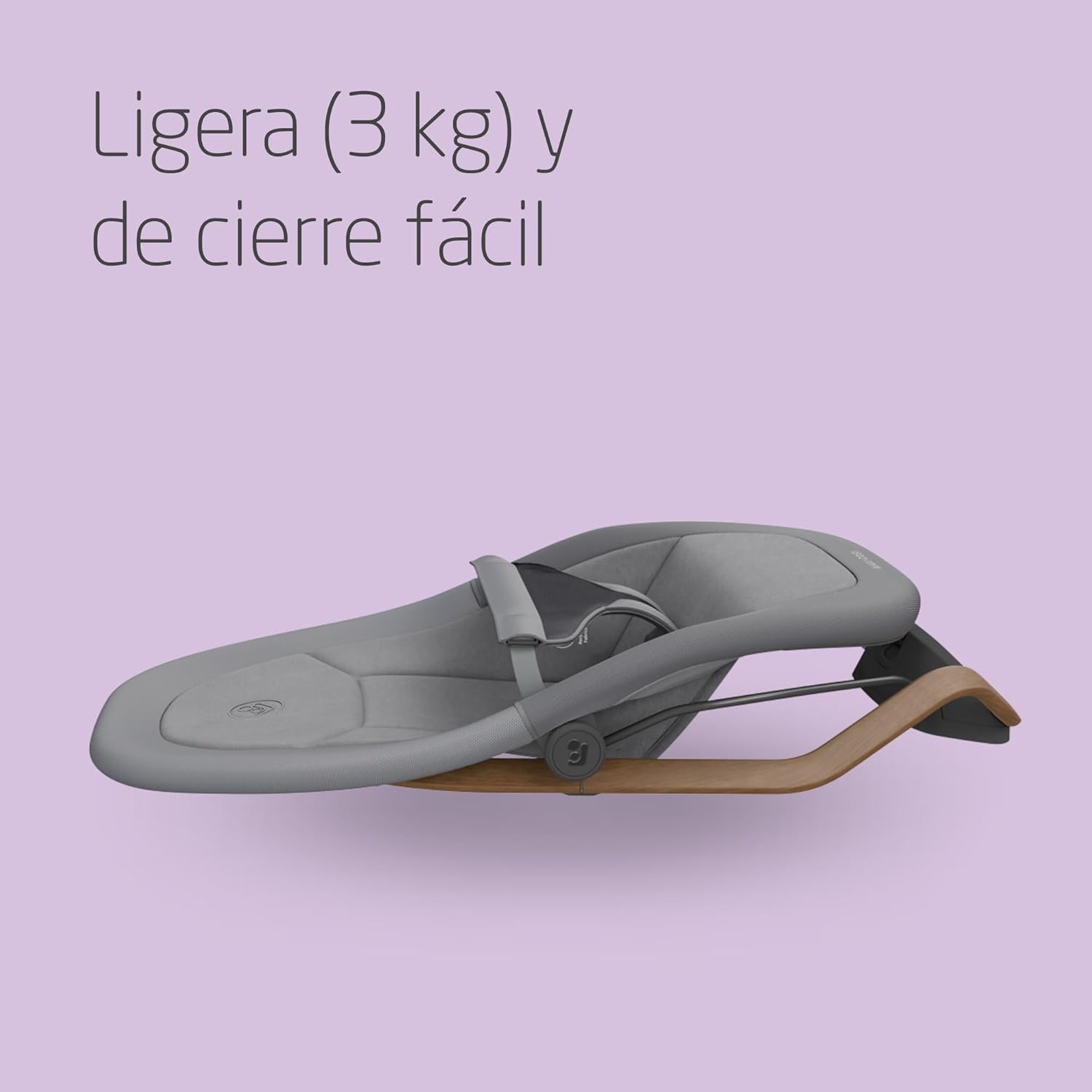 Maxi-Cosi Dove, Hamaca Bebé, 0-3 Años, 0-15 kg, Hamaca Bebé Ligera, Plegable, Portátil, Balanceo Natural, 3 Posiciones de Rec