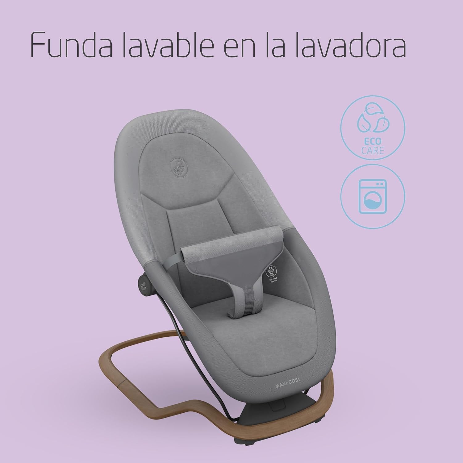 Maxi-Cosi Dove, Hamaca Bebé, 0-3 Años, 0-15 kg, Hamaca Bebé Ligera, Plegable, Portátil, Balanceo Natural, 3 Posiciones de Rec