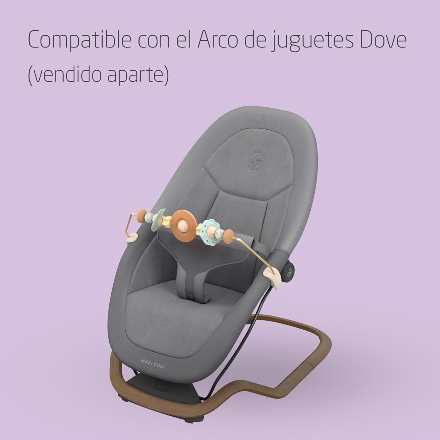 Maxi-Cosi Dove, Hamaca Bebé, 0-3 Años, 0-15 kg, Hamaca Bebé Ligera, Plegable, Portátil, Balanceo Natural, 3 Posiciones de Rec