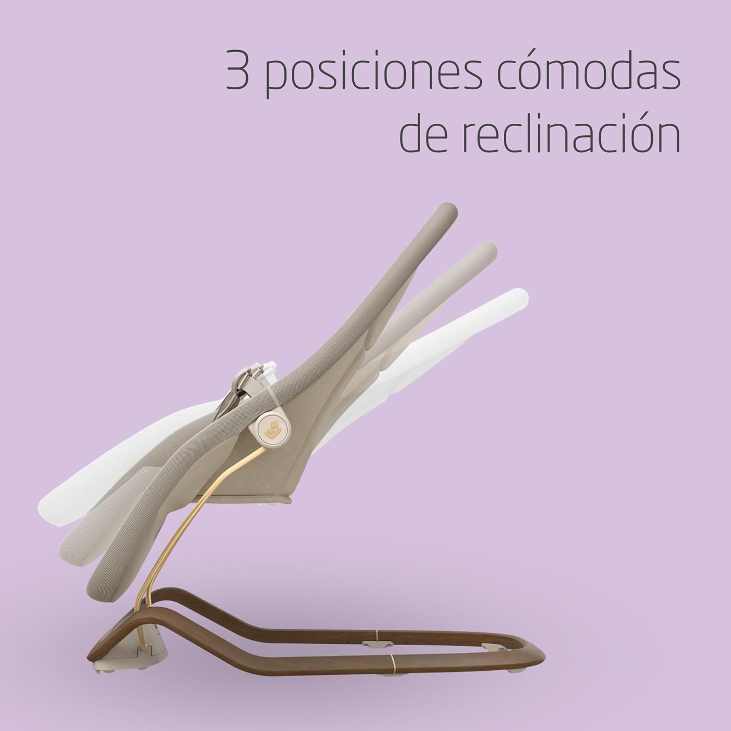 Maxi-Cosi Dove, Hamaca Bebé, 0-3 Años, 0-15 kg, Hamaca Bebé Ligera, Plegable, Portátil, Balanceo Natural,Tejidos Eco Care 100