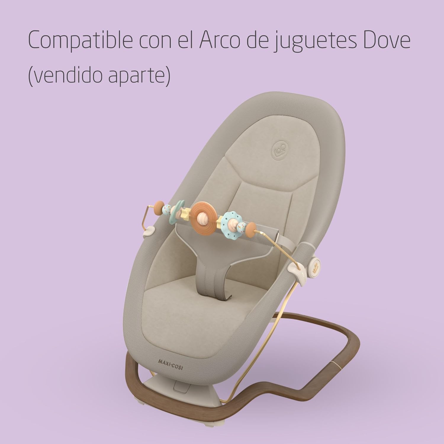 Maxi-Cosi Dove, Hamaca Bebé, 0-3 Años, 0-15 kg, Hamaca Bebé Ligera, Plegable, Portátil, Balanceo Natural,Tejidos Eco Care 100