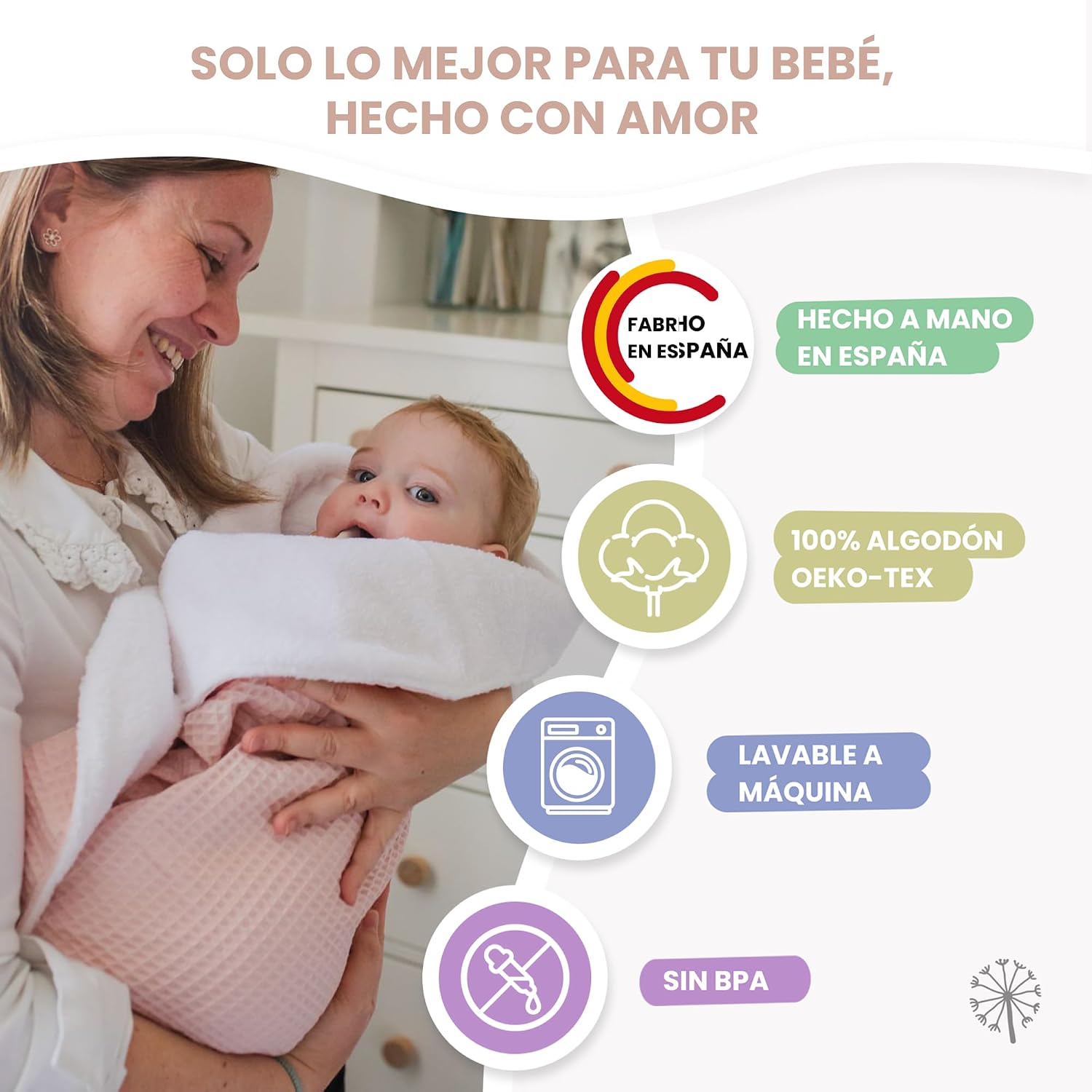 MIMUSELINA Pack Regalo Recien Nacido Niña o Niño | Cestas Bebe para Hospital o Baby Shower | Canastilla Bebe Recien Nacido Di