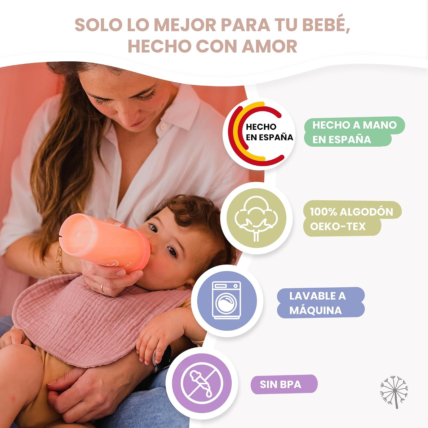 MIMUSELINA Pack Regalo Recien Nacido Niña o Niño | Cestas Bebe para Hospital o Baby Shower | Canastilla Bebe Recien Nacido Di
