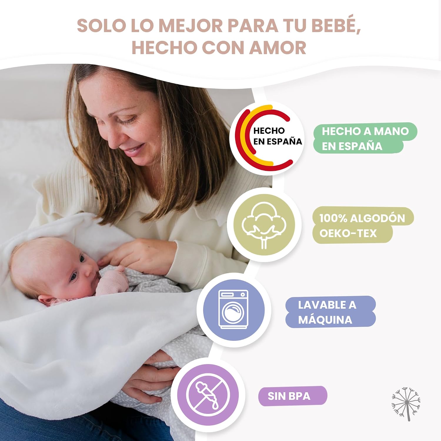 MIMUSELINA Pack Regalo Recien Nacido Niña o Niño | Cestas Bebe para Hospital o Baby Shower | Canastilla Bebe Recien Nacido Di