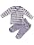MINUTUS Conjunto Bebé Rayas Jersey y Polaina, Primera Puesta, Ropa Recién Nacido, 100% Algodón, 2 Piezas - detalle del produc