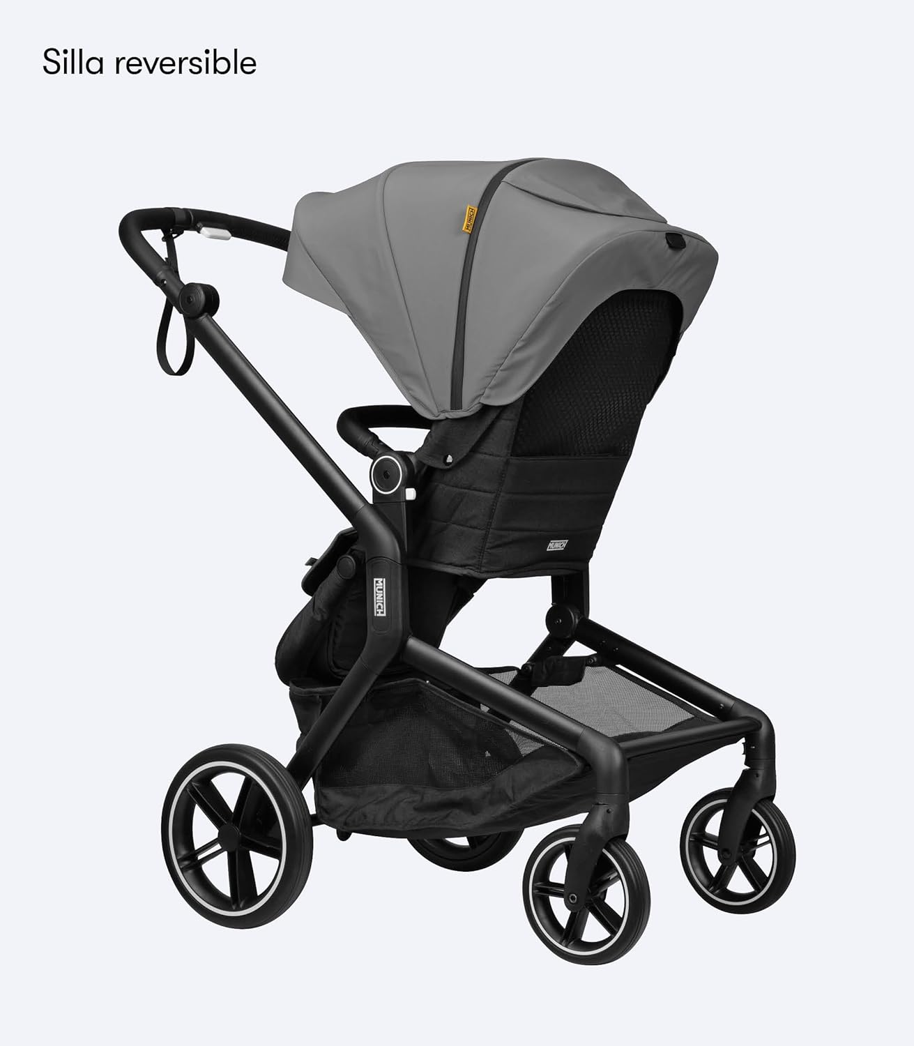 MUNICH Mun5, Cochecito de Bebé 2 en 1, Sistema de viaje, Silla De Paseo y Capazo, Carro Bebe, Fácil plegado, desde el nacimie