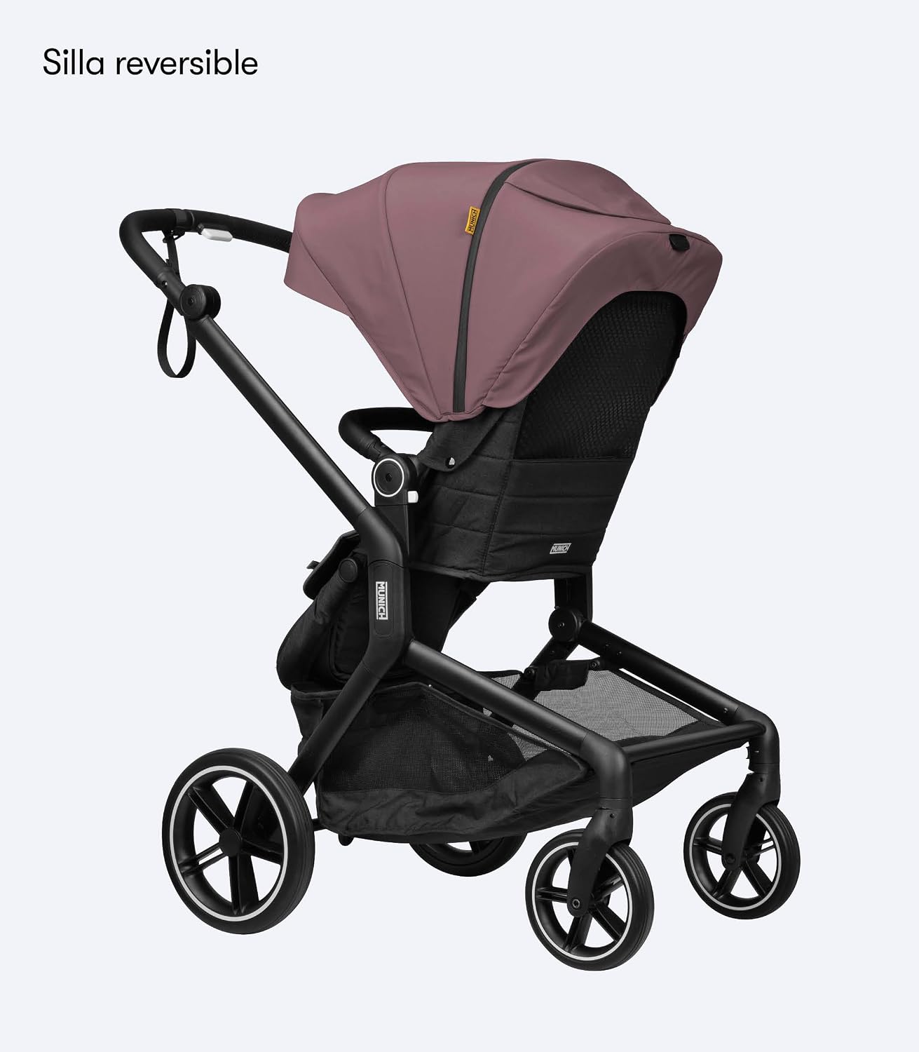 MUNICH Mun5, Cochecito de Bebé 2 en 1, Sistema de viaje, Silla De Paseo y Capazo, Carro Bebe, Fácil plegado, desde el nacimie